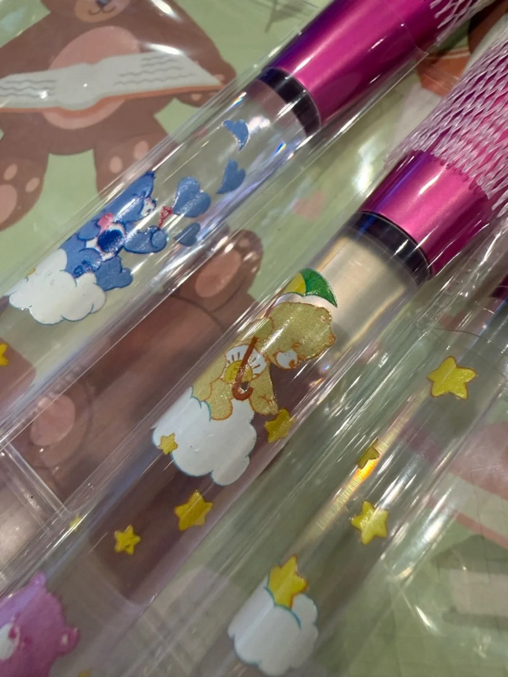 Care Bears Set of 3 Face Brushes